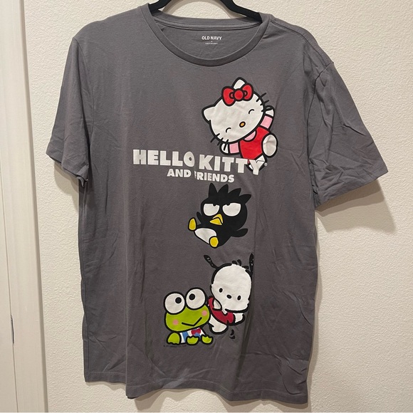 Hello Kitty Tops - Old Navy Gray Hello Kitty & Friends Kids T-Shirt